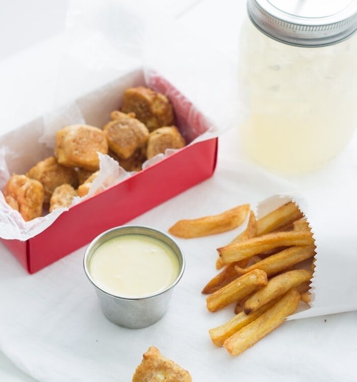 Chickfila Tofu Nuggets. Vegan and judgment-free, these little bites taste so close to the "real thing"!