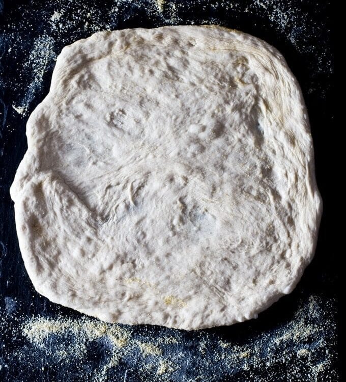 Perfect Food Processor Pizza Dough. Not only is this pizza dough just perfect in taste and texture, it's so quick and easy. // 40 Aprons