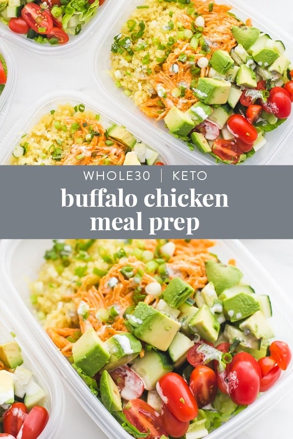 Whole30 buffalo chicken meal prep recipe