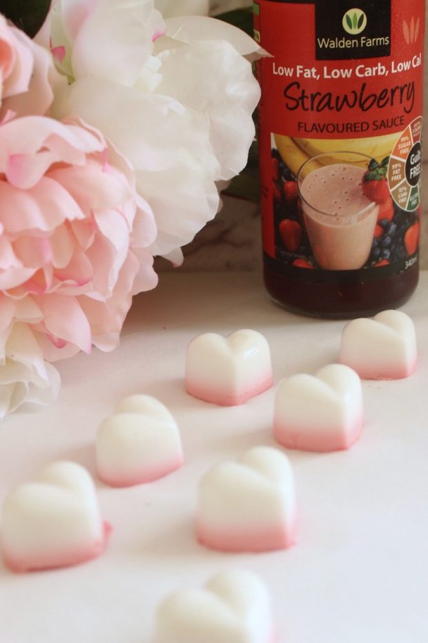 Sugar-Free strawberries and cream gummies for Valentine's Day snacks for the classroom