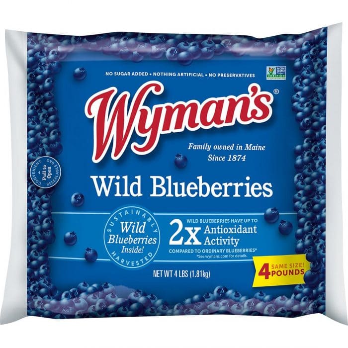wild bluebrries for Whole30 shopping list