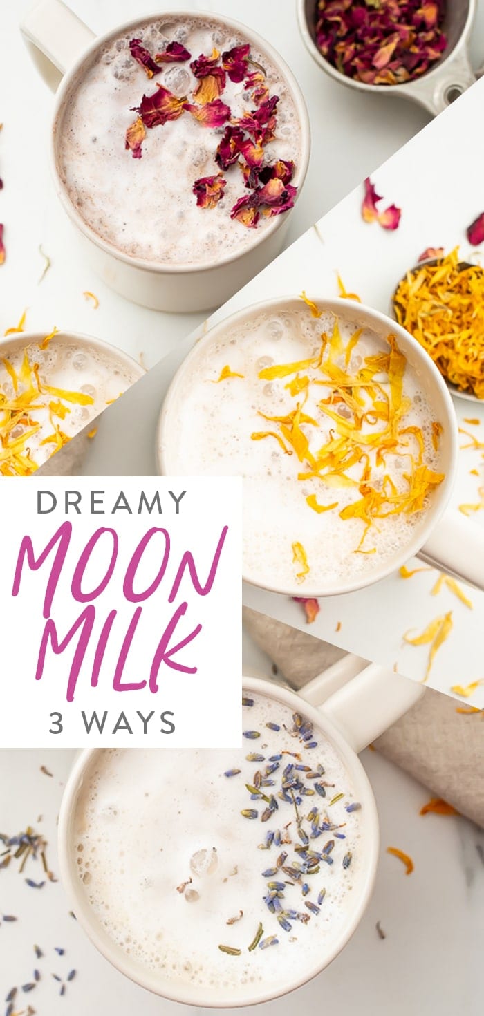Moon milk three ways