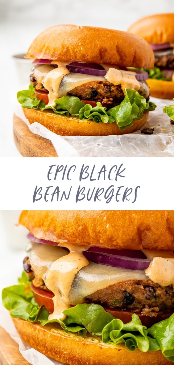 Epic black bean burgers