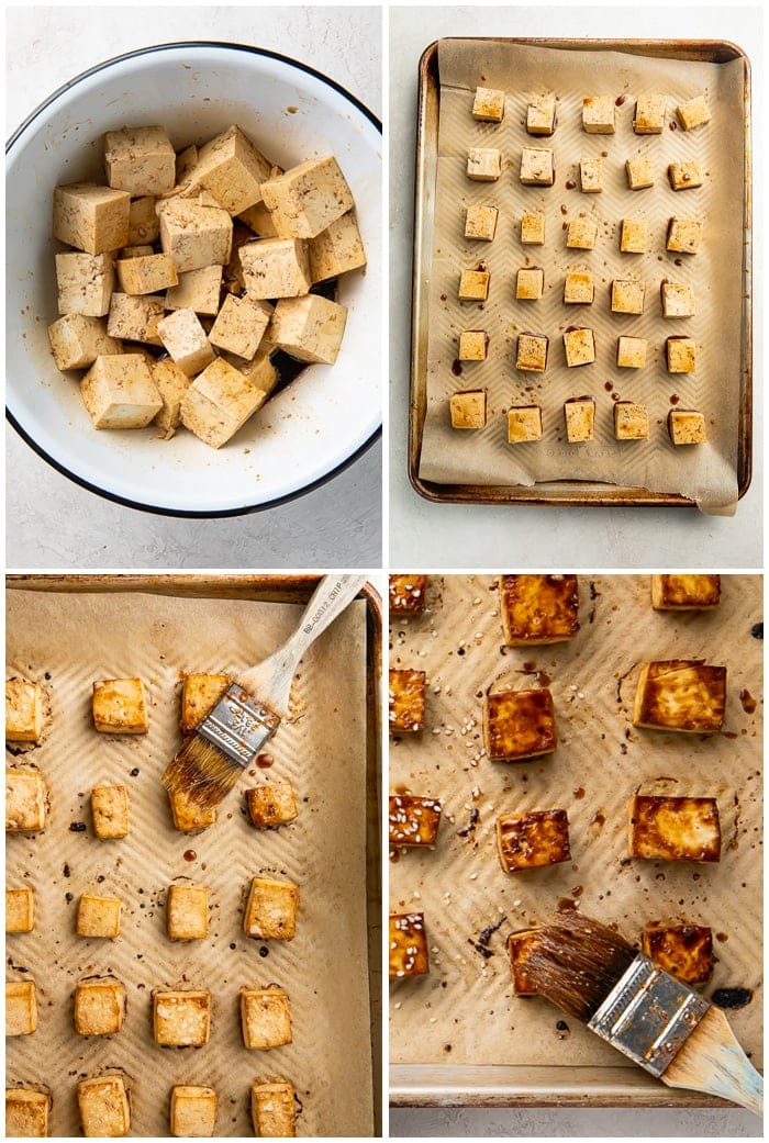 Instructions for baked tofu
