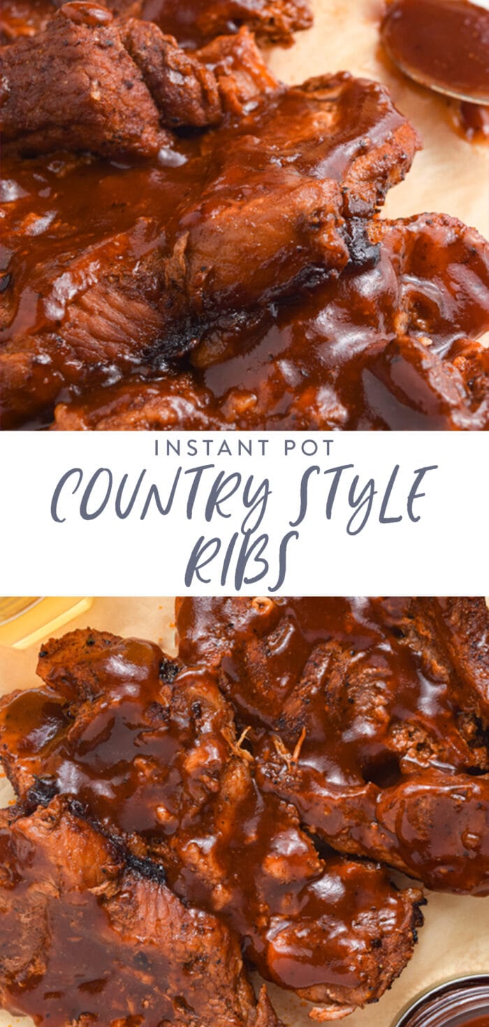 Instant Pot country style ribs pin