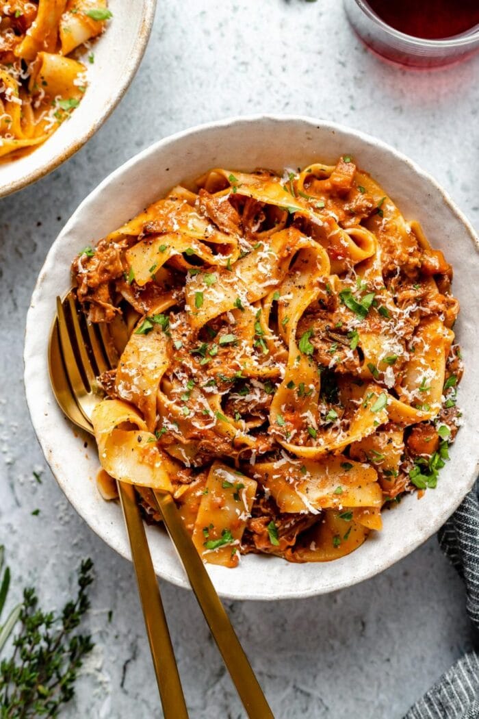 Braised lamb ragu from Plays Well with Butter